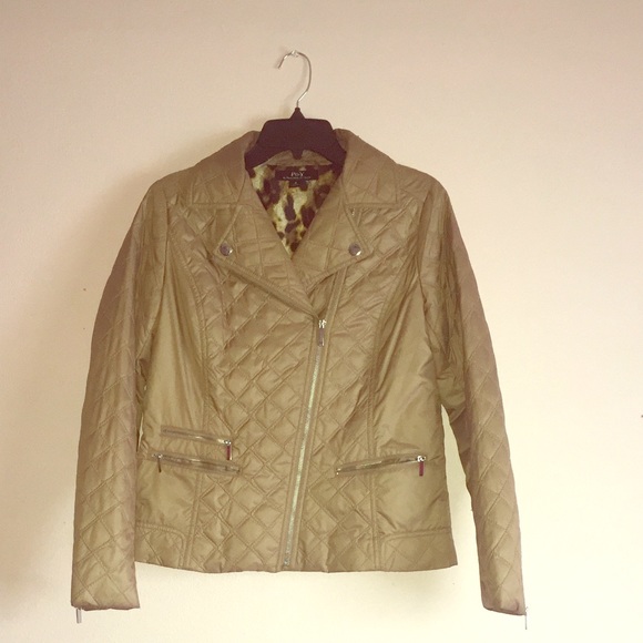 Preston and York Tan front zipper Jacket - Picture 3 of 3